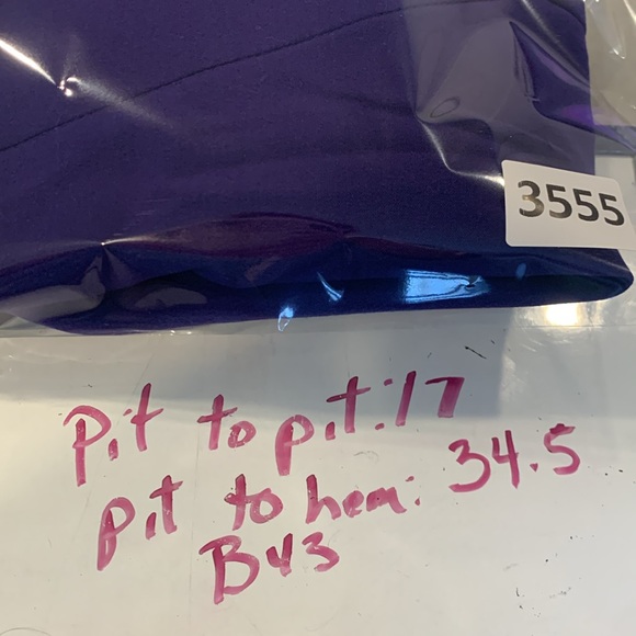 Black Halo Eva Keyhole Ruffle Royal Purple Dress size 8 - Picture 12 of 12